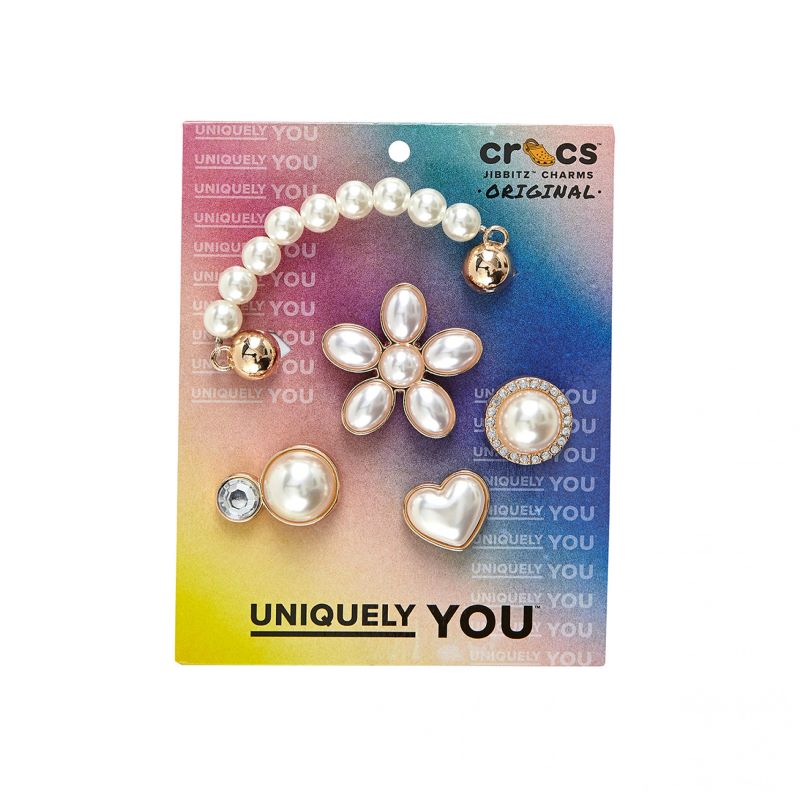 Jibbitz Crocs Dainty Pearl Jewelry 5 Pack