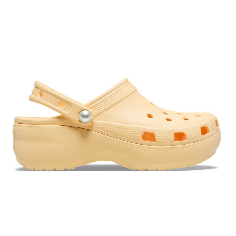 Papuci Crocs Classic Platform Pearl Clog
