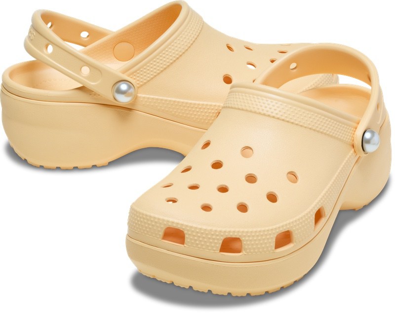 Papuci Crocs Classic Platform Pearl Clog - 2 | YEO