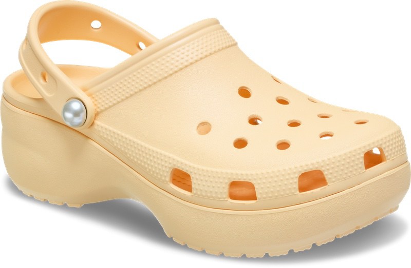 Papuci Crocs Classic Platform Pearl Clog - 5 | YEO