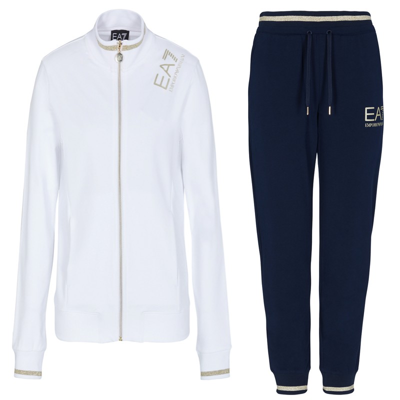 Trening ea7 w t-suit t-top fz ch