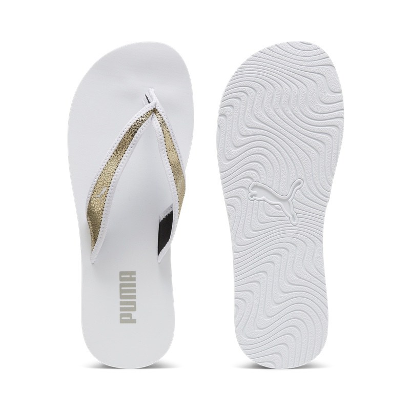 Poze Papuci Puma Sandy Flip Metallic Shine various-brands.ro