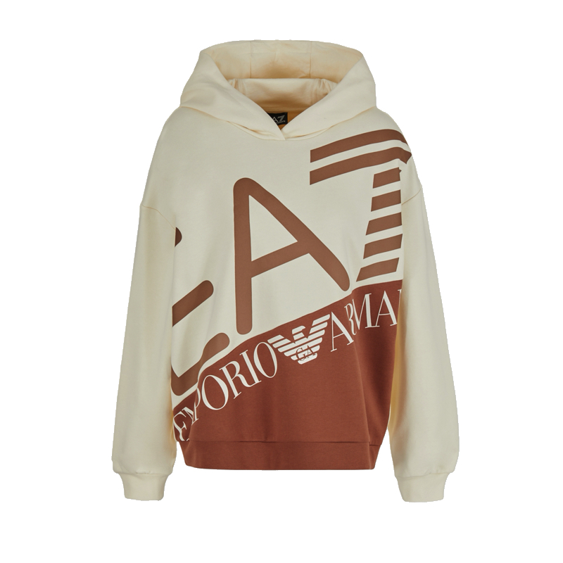 Hanorac EA7 W hoodie RN MaxI logo