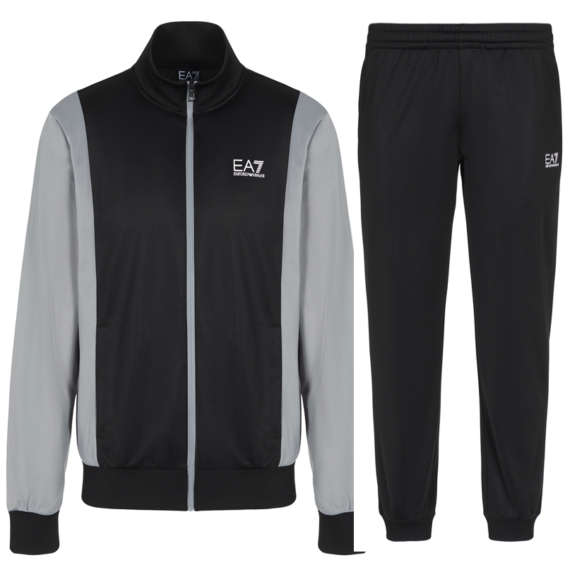 Trening ea7 m t-suit tt fz ch pl colorblock
