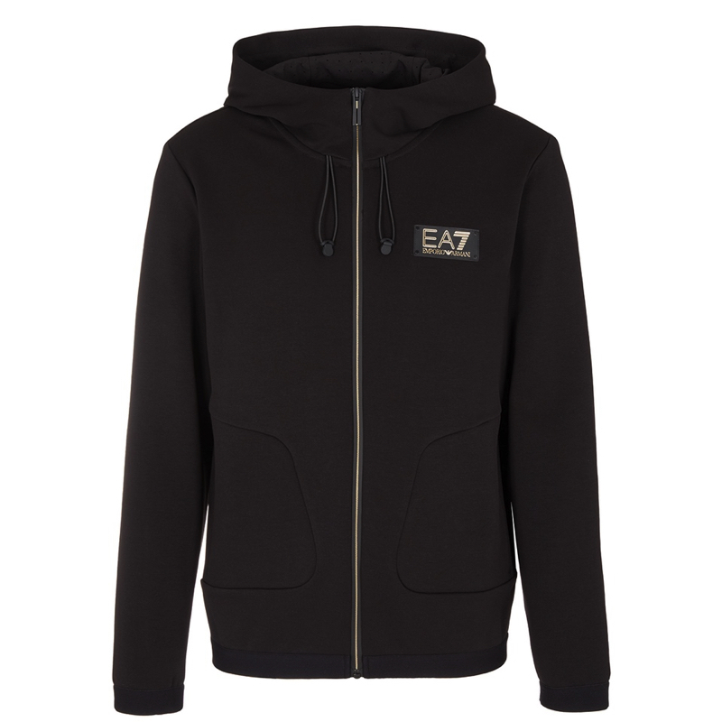 Bluza cu fermoar ea7 m hoodie fz copl