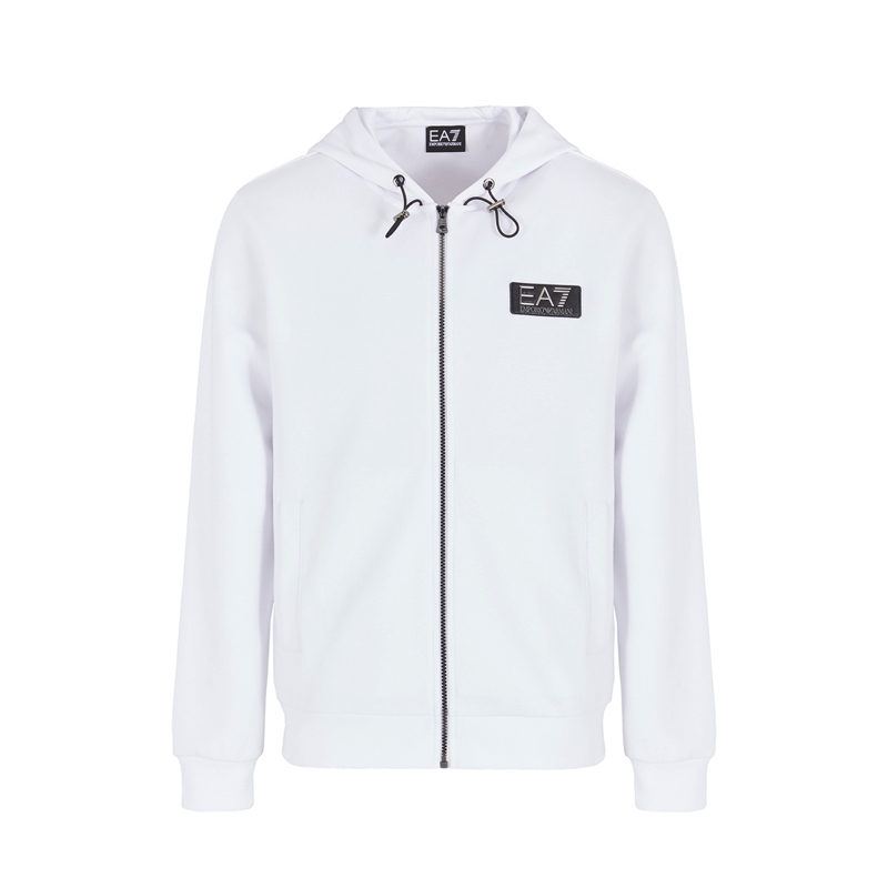 Bluza cu fermoar ea7 m hoodie fz inpl
