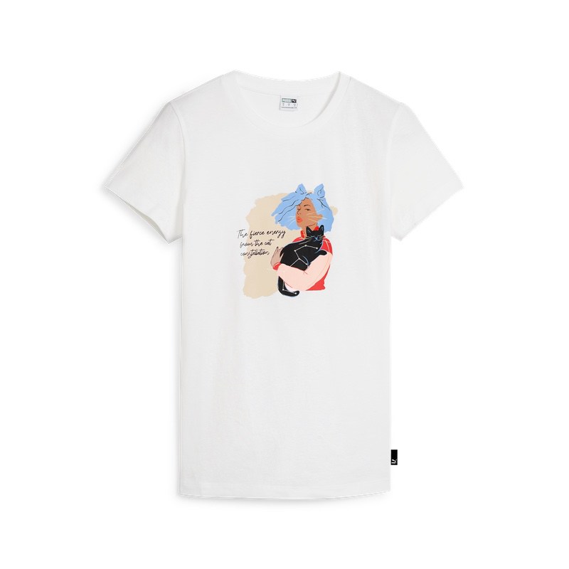 Poze Tricou Puma Graphics Positive Vibe Tee various-brands.ro