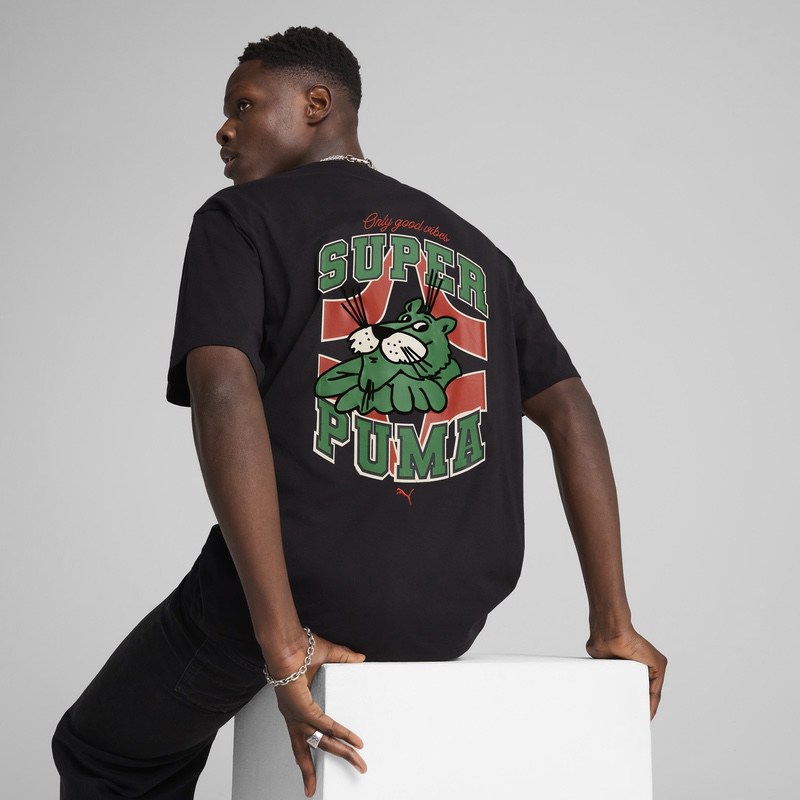 Tricou Puma GRAPHICS Super Relaxed Tee - 1 | YEO