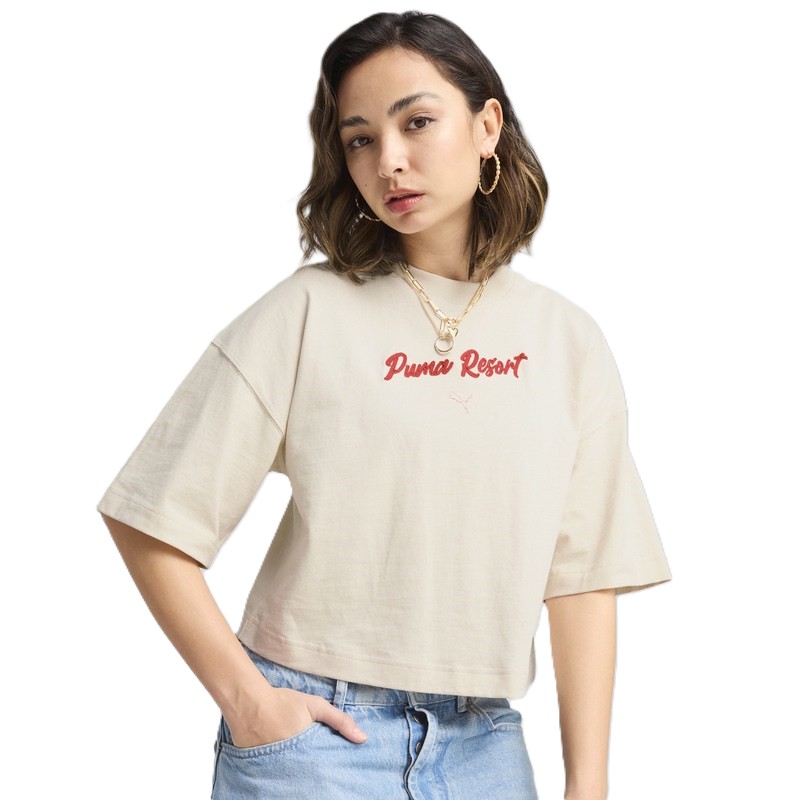 Tricou Puma PREMIUM ESS Oversized Graphic Tee