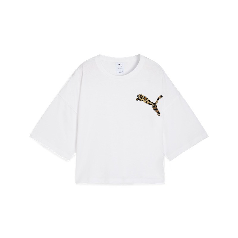Tricou Puma LEO LUXE Oversized Short Tee - 3 | YEO