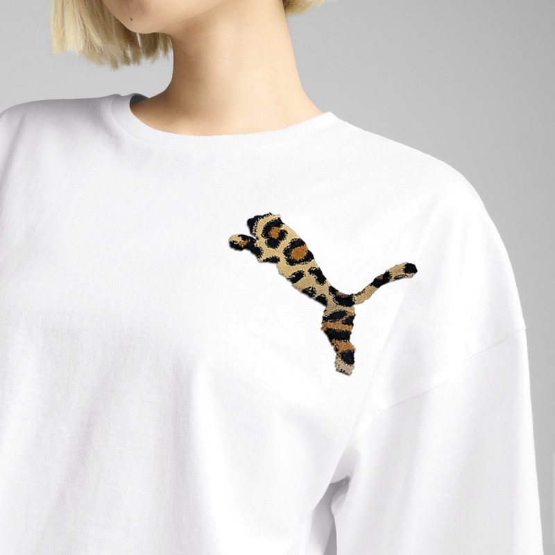 Tricou Puma LEO LUXE Oversized Short Tee - 2 | YEO