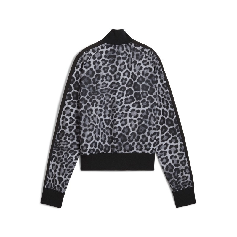 Bluza cu fermoar Puma T7 LEO LUXE AOP Short Track Jacket