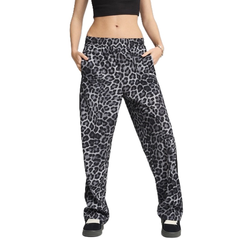 Pantaloni Puma T7 LEO LUXE AOP Straight Pants