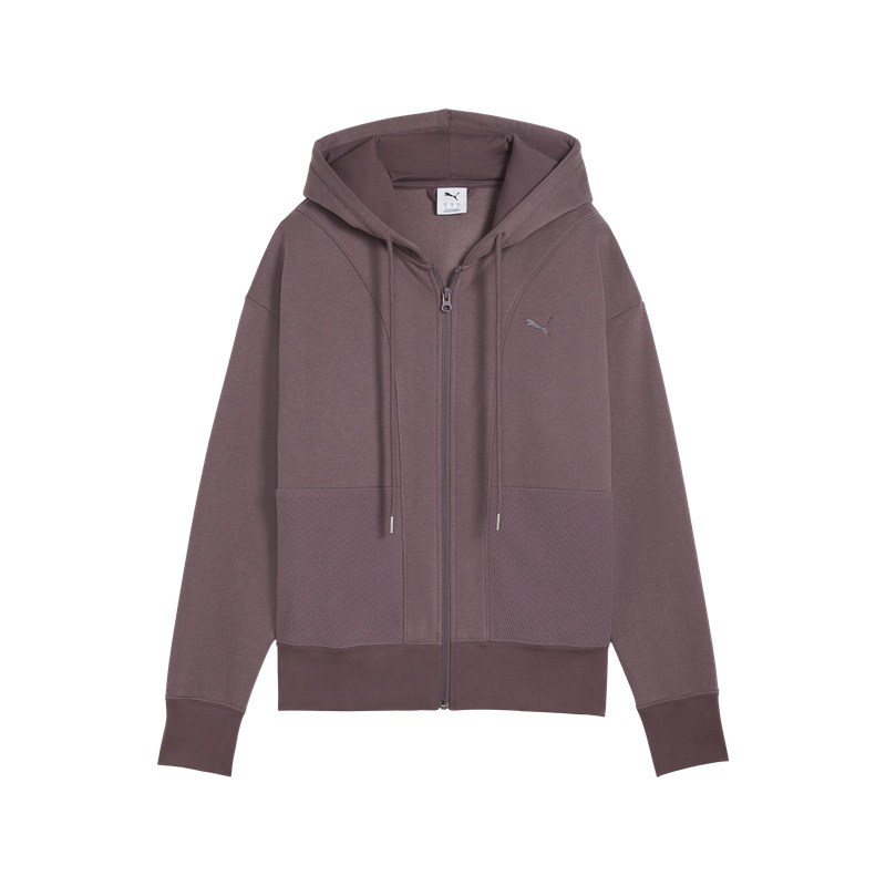 Bluza cu fermoar Puma HER Relaxed Full-Zip Hoodie FL