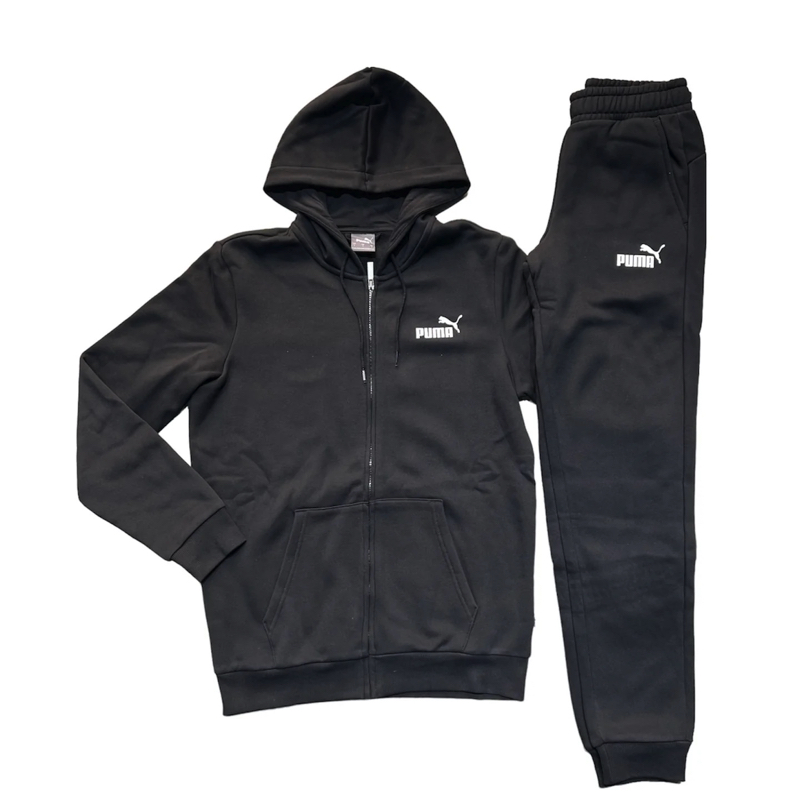 Trening puma tuta felpa full zip cappuccio