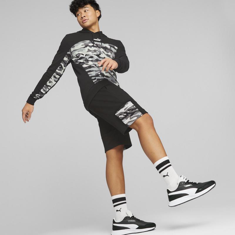Sort Puma ESS BLOCK CAMO Shorts - 3 | YEO