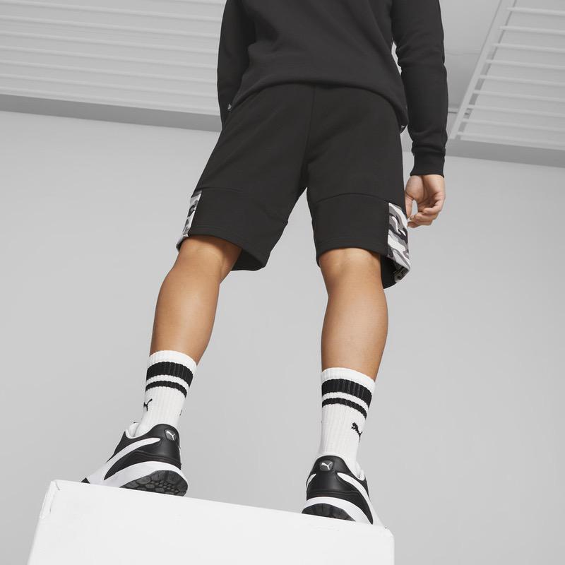 Sort Puma ESS BLOCK CAMO Shorts - 4 | YEO