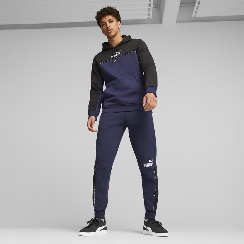 Poze Pantaloni Puma ess BLOCK x Tape Sweatpants various-brands.ro