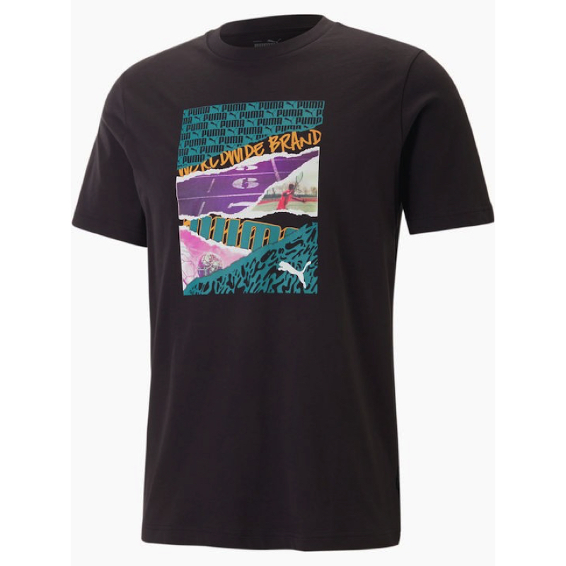 Poze Tricou Puma GRAPHICS Photoprint Tee Various Brands