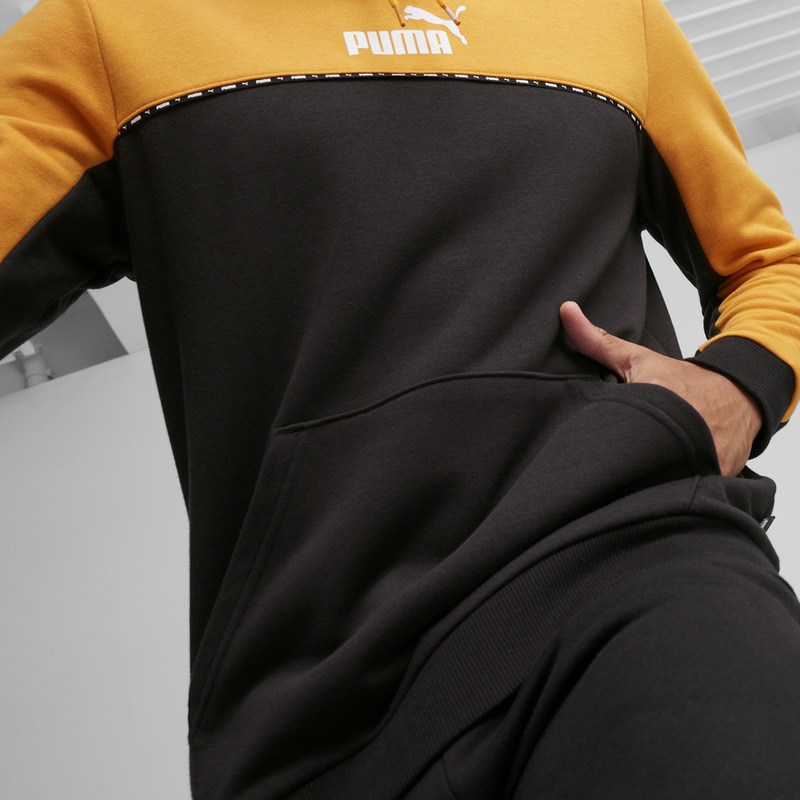 Poze Hanorac Puma Essential Block x Tape Hoodie various-brands.ro