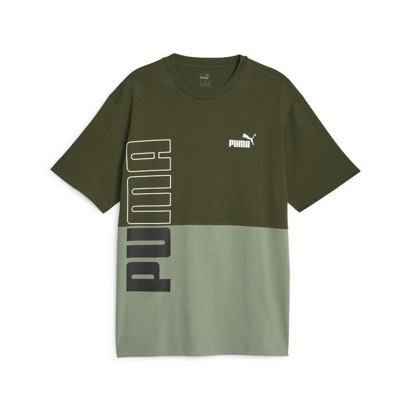 Tricou Puma POWER Colorblock Tee Tricou Puma POWER Colorblock Tee