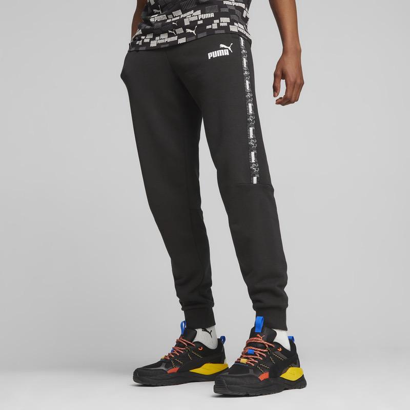 Poze Pantaloni Puma ess Tape Camo Sweatpants various-brands.ro