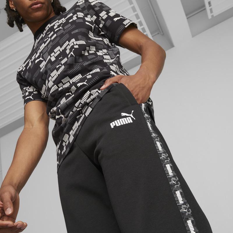 Poze Pantaloni Puma ess Tape Camo Sweatpants various-brands.ro