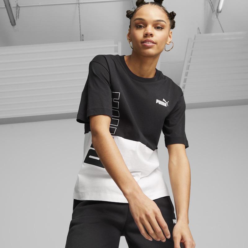 Poze Tricou Puma POWER Colorblock Tee various-brands.ro