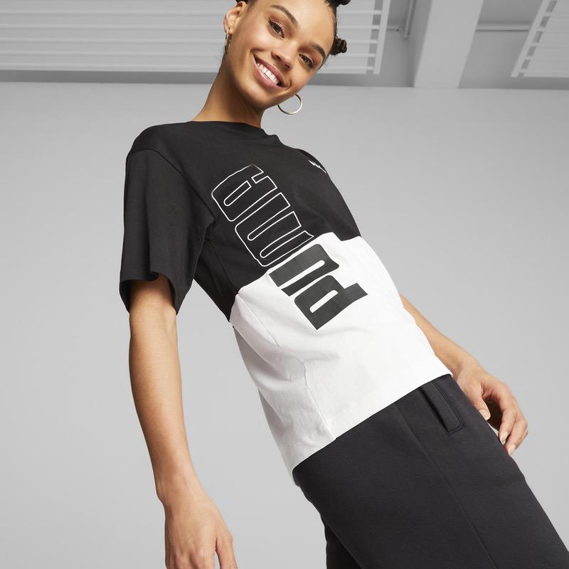 Poze Tricou Puma POWER Colorblock Tee various-brands.ro
