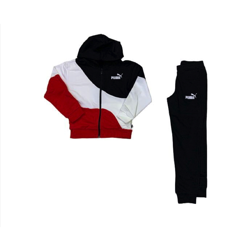 Poze Trening Puma POWER CAT FZ Hooded Suit TR B Various Brands
