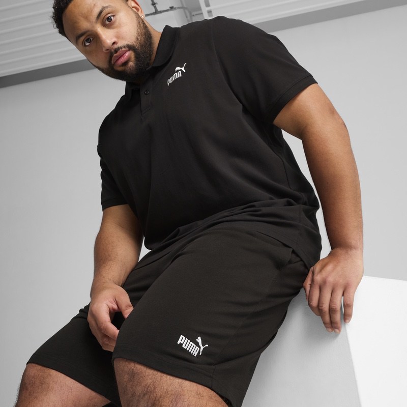 Sort Puma ESS No. 1 Logo Jersey Shorts 10
