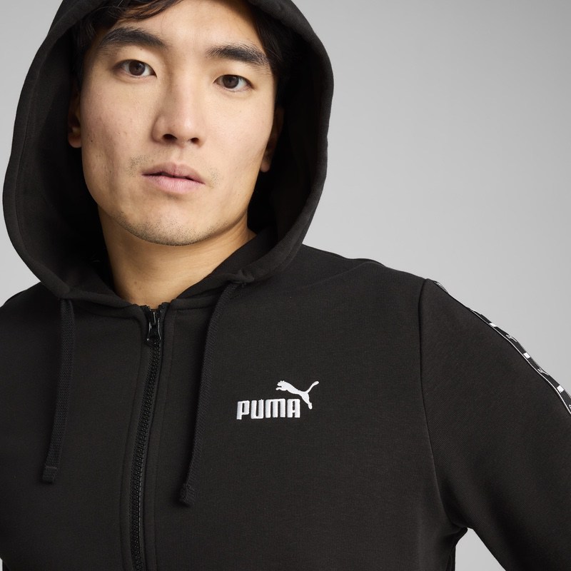 Bluza cu fermoar Puma ESS TAPE Full-Zip Hoodie TR