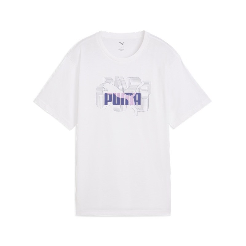 Tricou Puma GRAPHICS Stacked No. 1 Logo Relaxed Tee