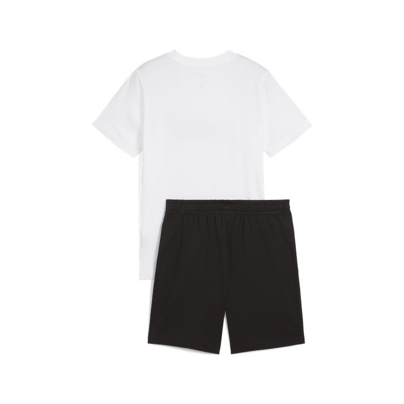 Compleu Puma ESS 2 COLOR No. 1 Logo Tee and Shorts Set - 1 | YEO