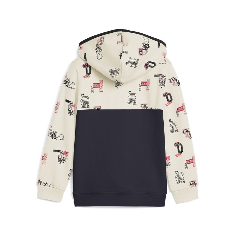 Bluza cu fermoar Puma LITTLE RUNNERS Half-Zip Hoodie PS