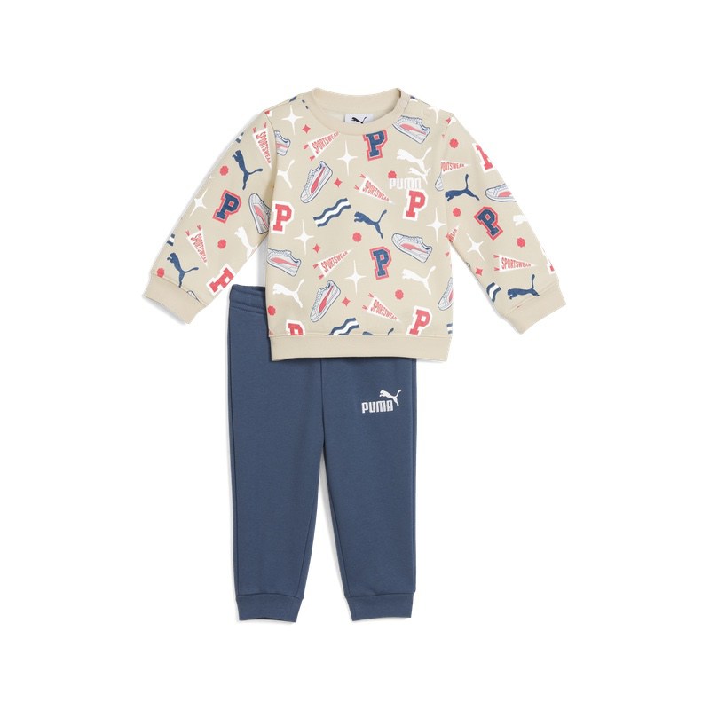 Trening Puma MINICATS AOP Crew Set FL INF