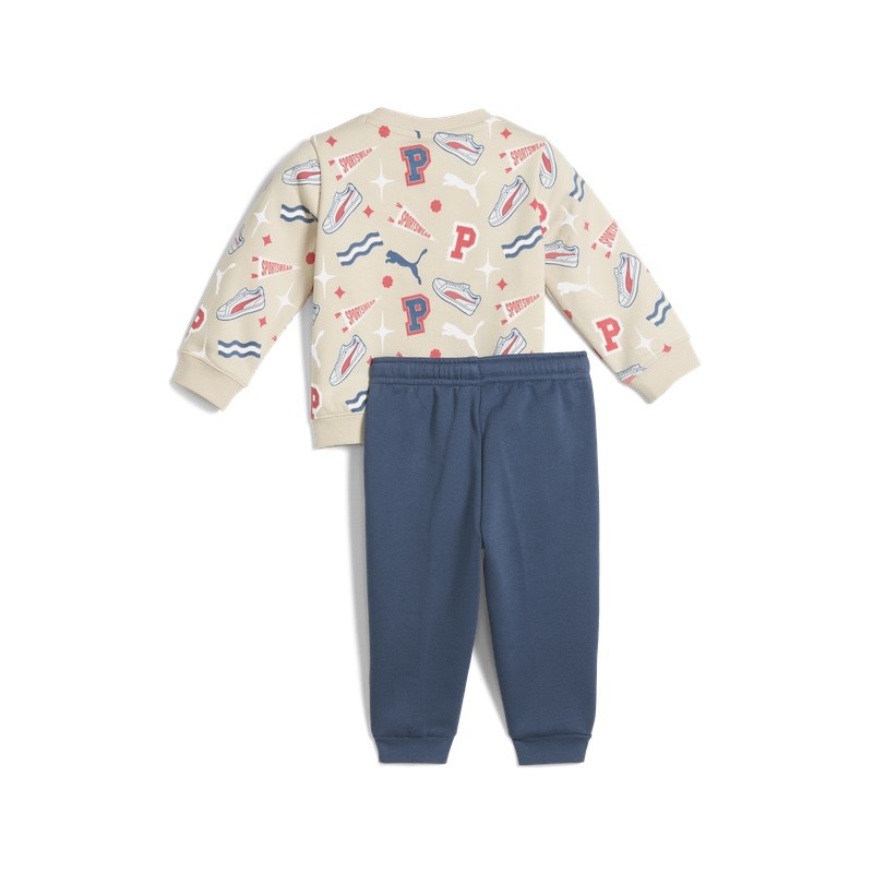 Trening Puma MINICATS AOP Crew Set FL INF