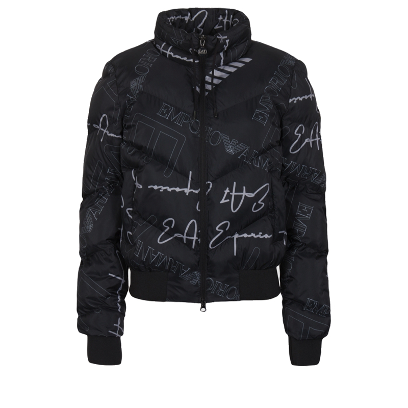 Geaca EA7 W BOMBER JACKET EXTRA PADDED MONOGRAM Geaca EA7 W BOMBER JACKET EXTRA PADDED MONOGRAM
