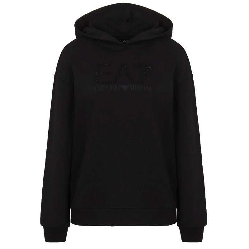 Hanorac EA7 W HOODIE RN FANCY STRASS