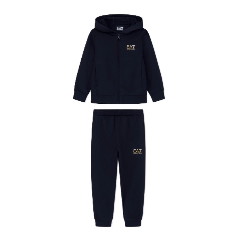 Trening EA7 BOY T-SUIT HOODIE FZ CH COFT