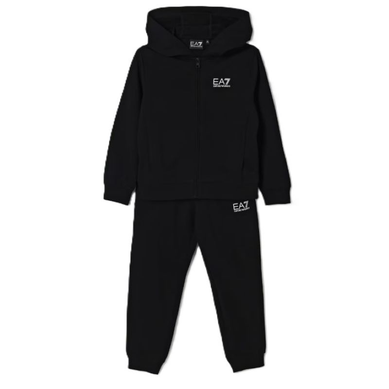 Trening EA7 TRAIN CORE ID BOY T-SUIT HOODIE FZ CH COFT CC