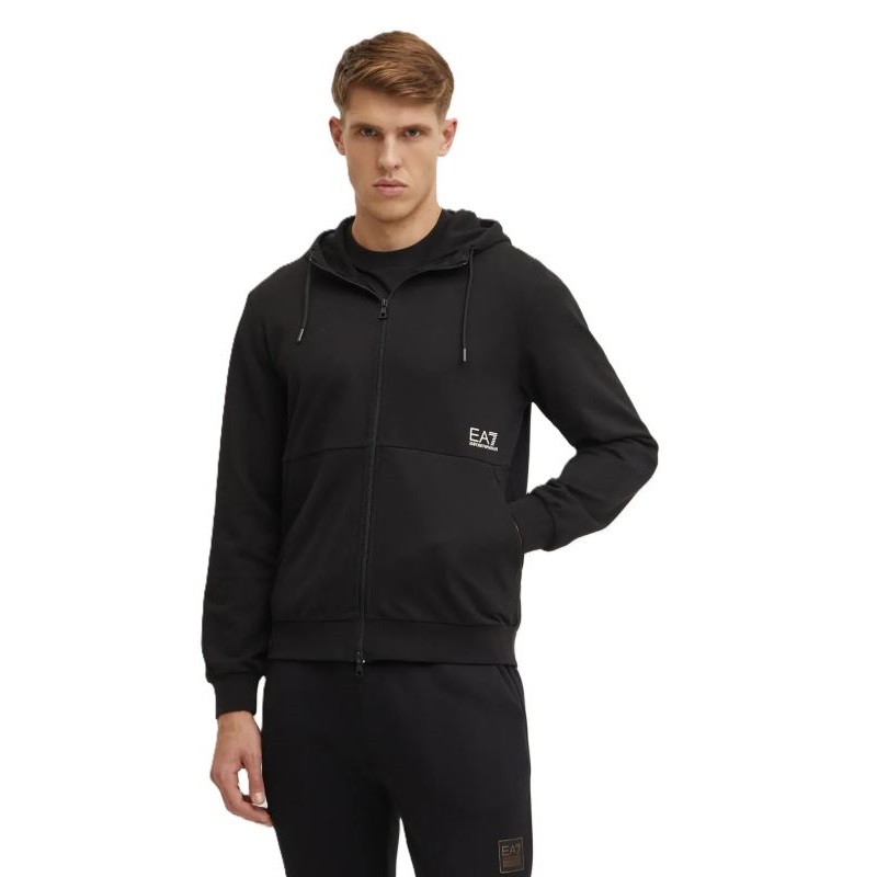 Bluza cu fermoar EA7 M HOODIE FZ SPONGE COFT - 1 | YEO