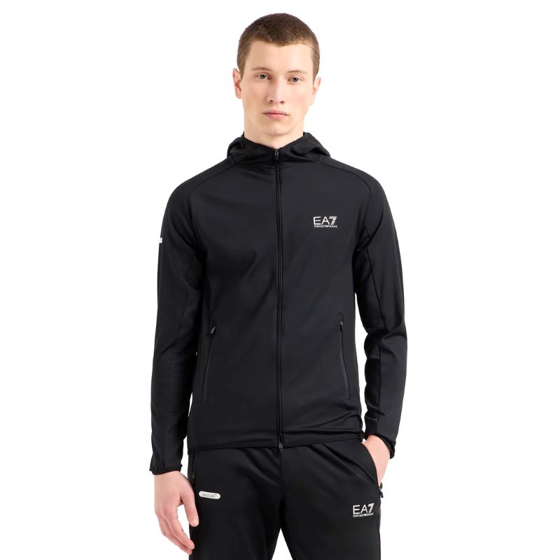Bluza cu fermoar EA7 M HOODIE FZ PL ST
