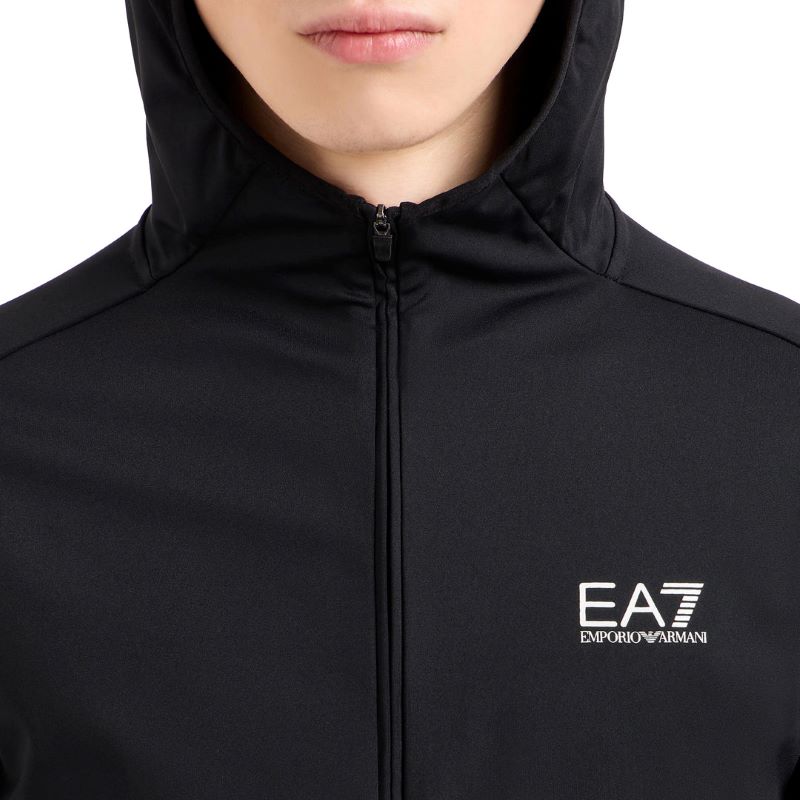 Bluza cu fermoar EA7 M HOODIE FZ PL ST