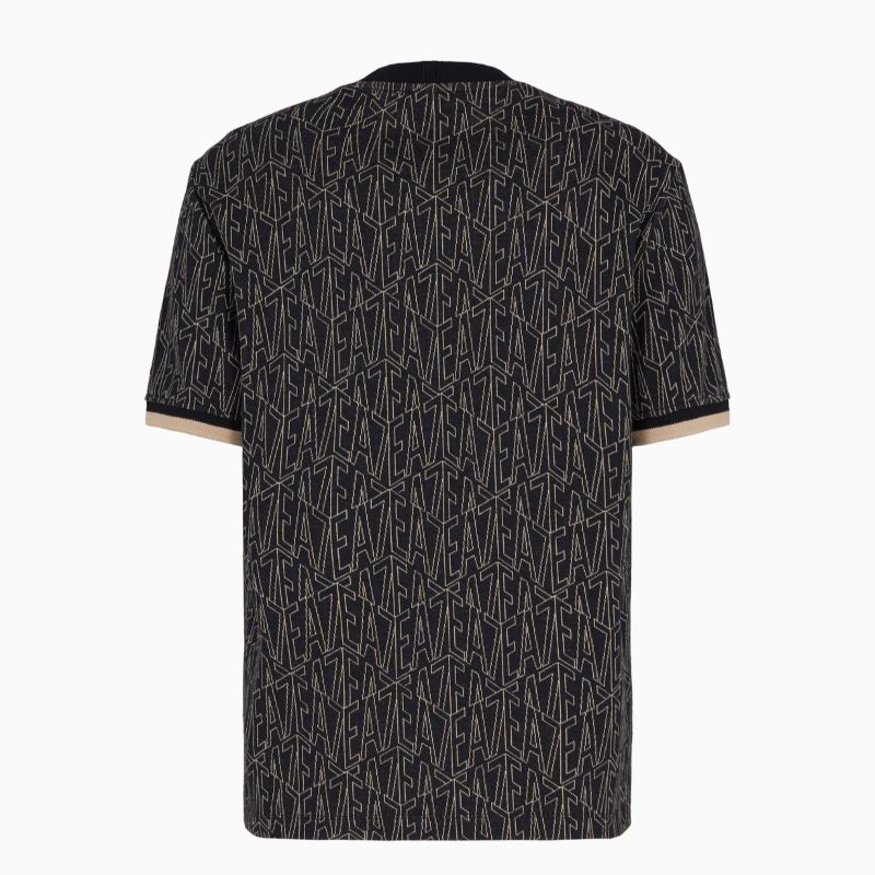 Tricou EA7 M TEE SS MONOGRAM JACQUARD - 1 | YEO