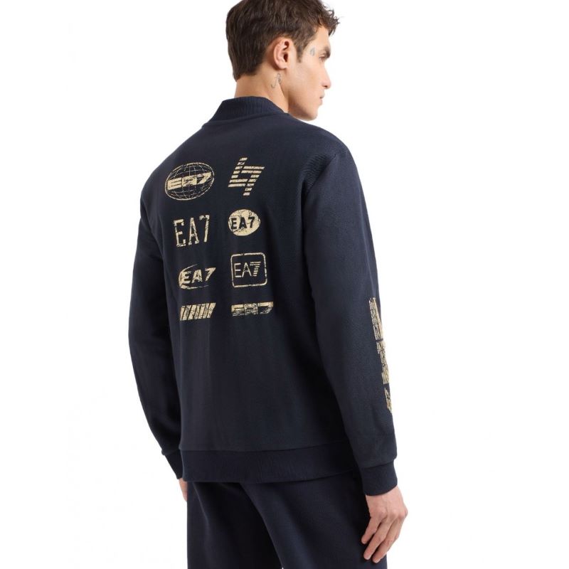 Bluza cu fermoar EA7 M T-TOP FZ GOLD - 1 | YEO