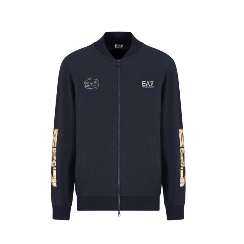 Bluza cu fermoar EA7 M T-TOP FZ GOLD - 2 | YEO