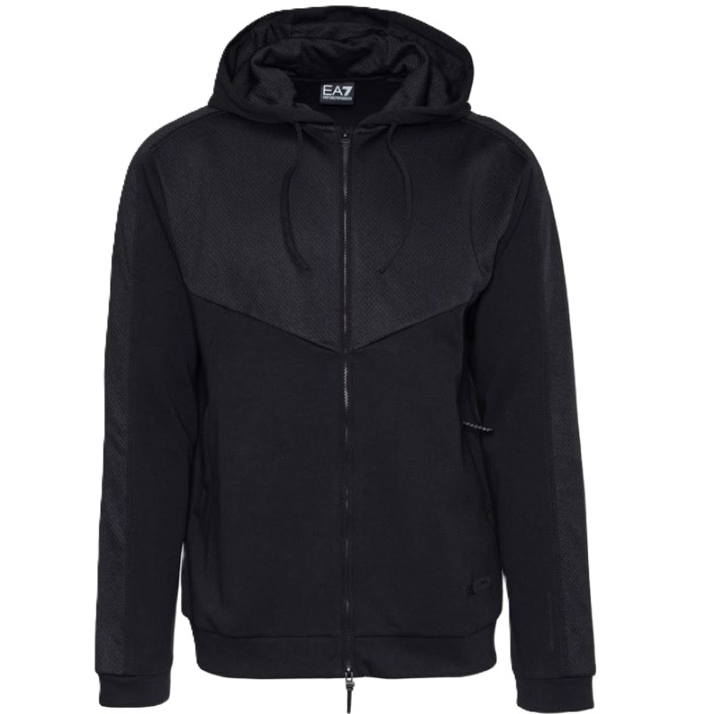 Bluza cu fermoar EA7 M HOODIE FZ CO PL