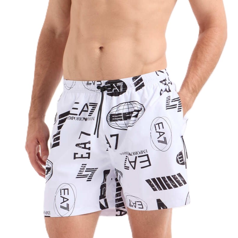 Sort de baie EA7 M MONOGRAM WRITING BOXER