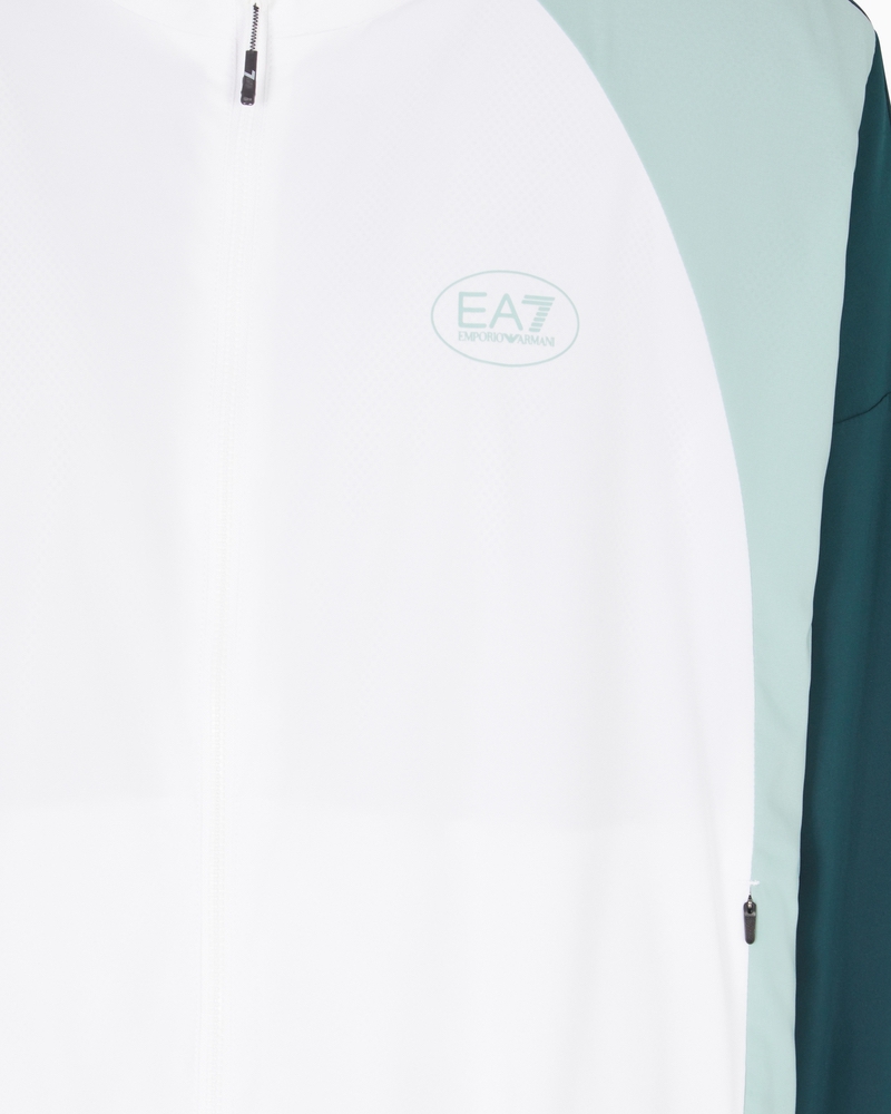 Trening EA7 TENNIS PRO M T-SUIT T-TOP FZ CH PL ST COLORBLOCK
